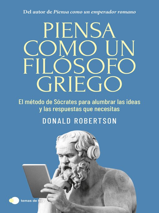 Title details for Piensa como un filósofo griego by Donald Robertson - Available